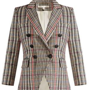 NWOT Veronica Beard Empire Dickey Plaid Jacket